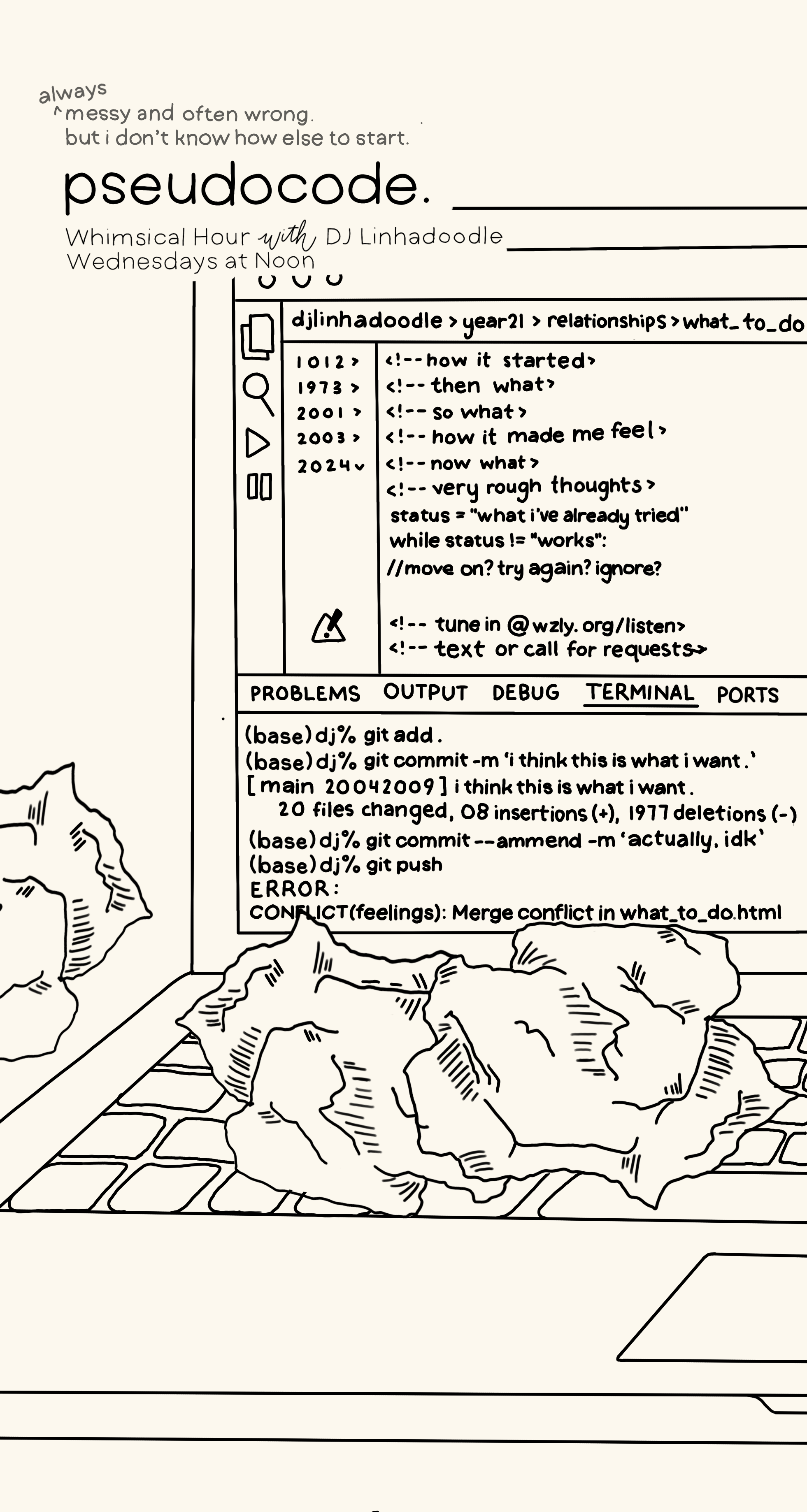 pseudocode.